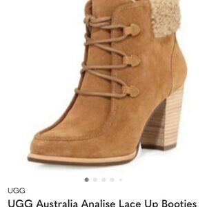 UGG Women's Brown Lace-Up Boots
